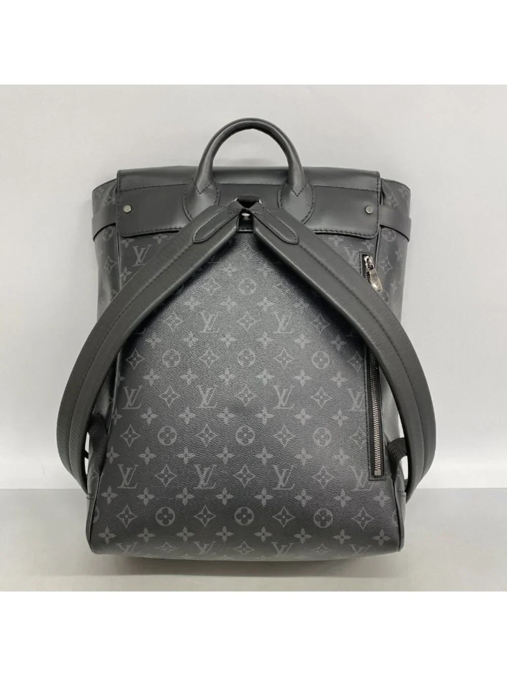 Louis Vuitton Backpack Monogram Eclipse Steamer Black